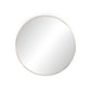 Georgina Round Mirror - Polished Brass
