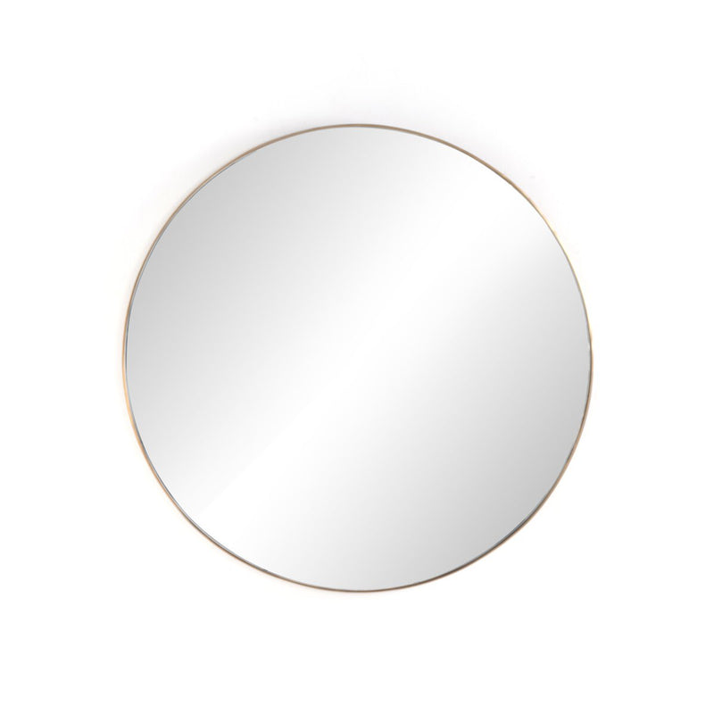 Georgina Round Mirror - Polished Brass