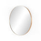 Georgina Round Mirror - Polished Brass