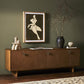 Posada Media Console - Amber Oak Veneer