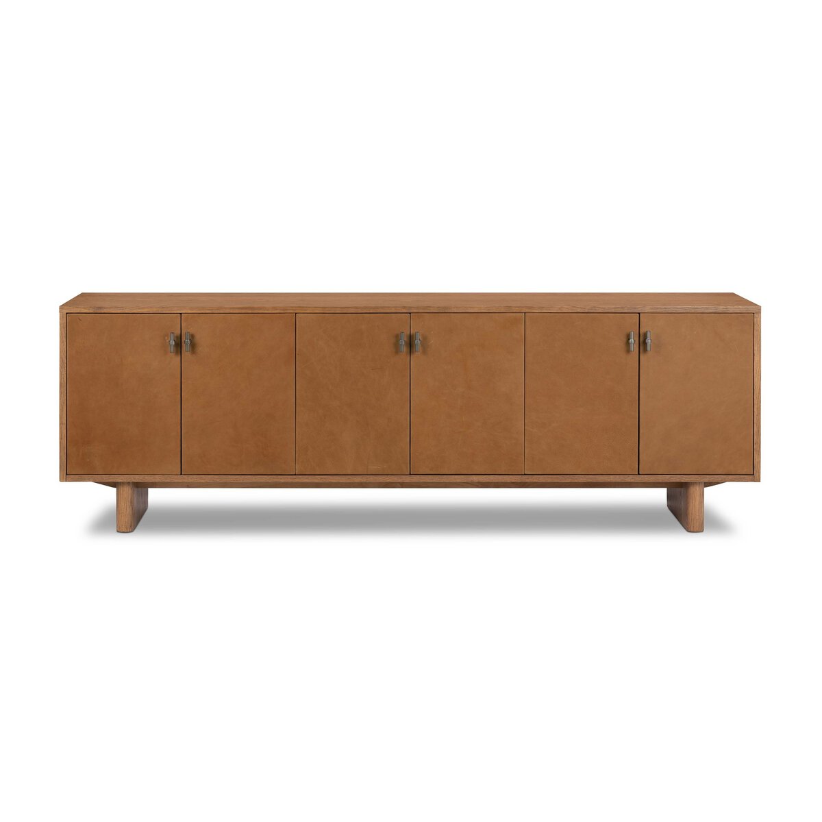 Posada Media Console - Amber Oak Veneer