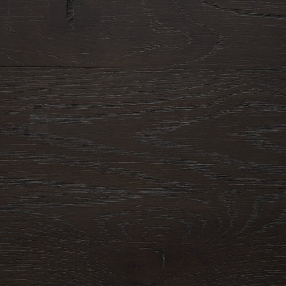 Posada Media Console - Worn Black Oak Veneer