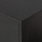 Posada Media Console - Worn Black Oak Veneer