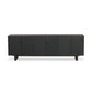 Posada Media Console - Worn Black Oak Veneer