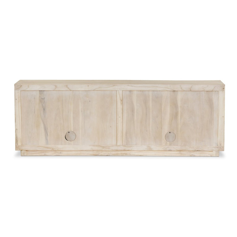 Tussac Media Console - Natural White Neem