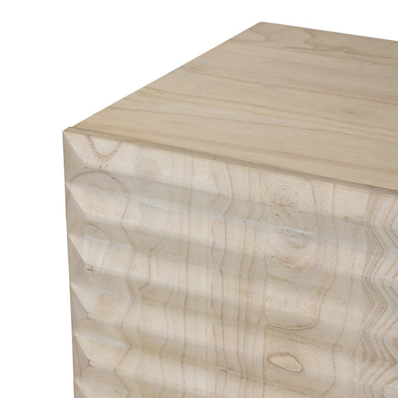 Tussac Media Console - Natural White Neem
