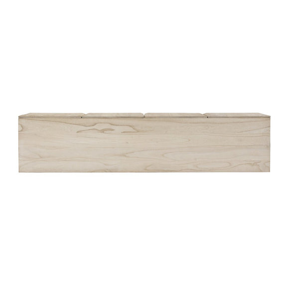 Tussac Media Console - Natural White Neem