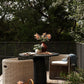 Basil Outdoor Dining Table 42" - Aged Grey