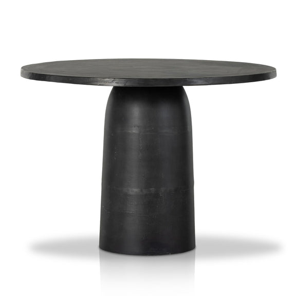 Basil Outdoor Dining Table 42" - Aged Grey