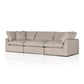 Stevie 3-Piece Sectional - Gibson Wheat