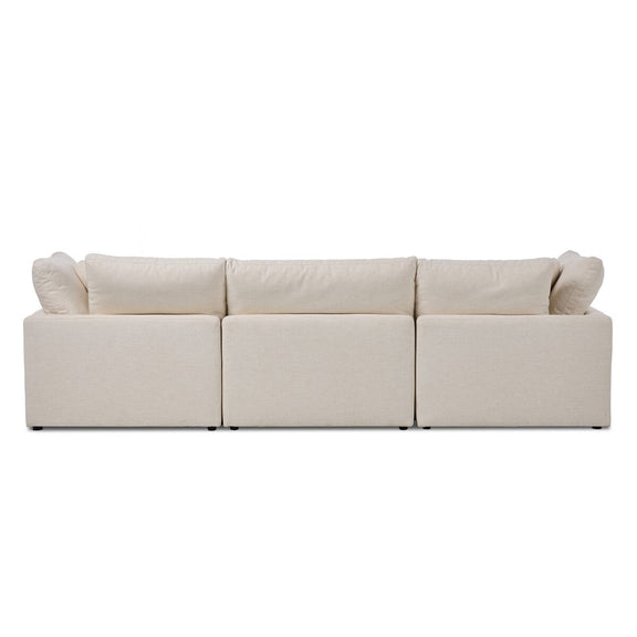 Stevie 3-Piece Sectional - Crypton Nomad Snow