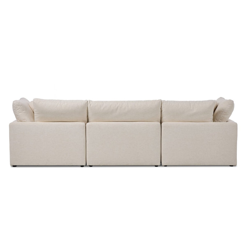 Stevie 3-Piece Sectional - Crypton Nomad Snow