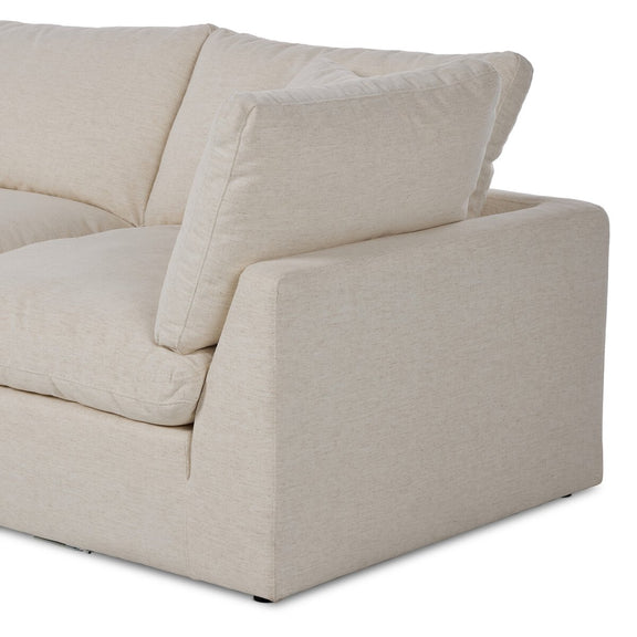 Stevie 3-Piece Sectional - Crypton Nomad Snow