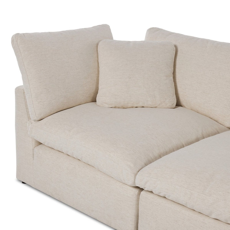 Stevie 3-Piece Sectional - Crypton Nomad Snow