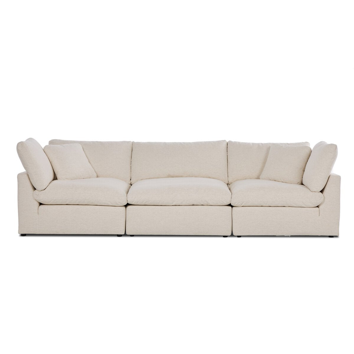 Stevie 3-Piece Sectional - Crypton Nomad Snow