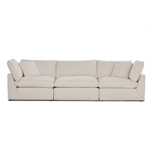 Stevie 3-Piece Sectional - Crypton Nomad Snow