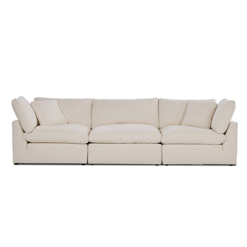 Stevie 3-Piece Sectional - Crypton Nomad Snow