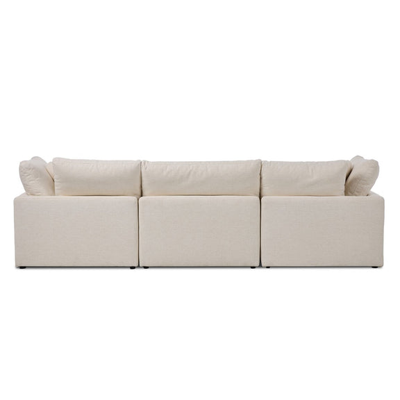 Stevie 3-Piece Sectional - Crypton Nomad Snow