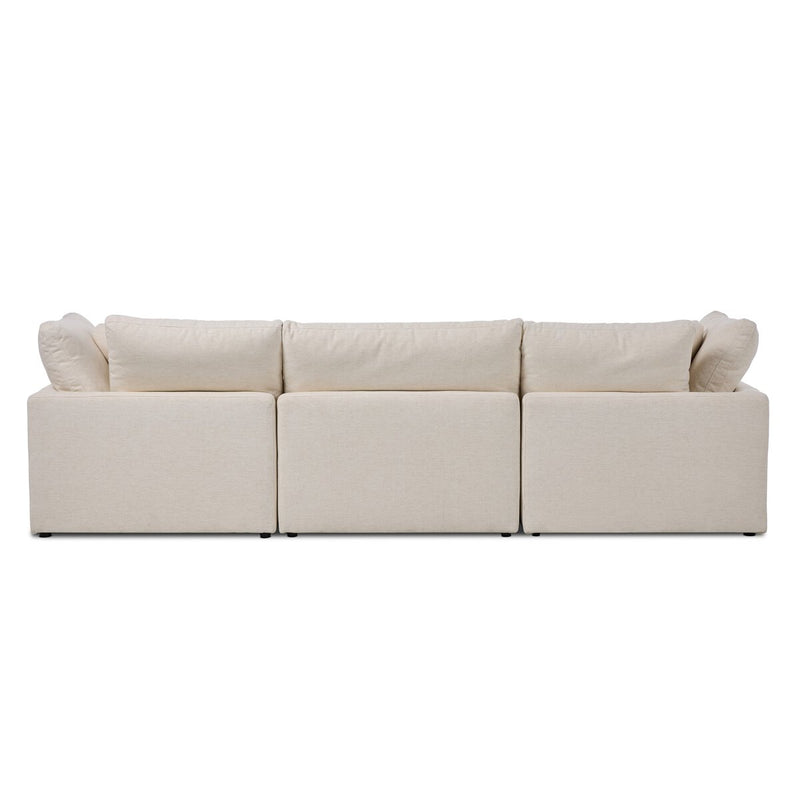 Stevie 3-Piece Sectional - Crypton Nomad Snow