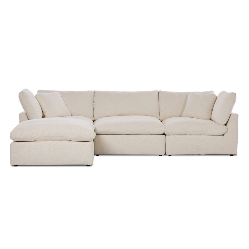 Stevie 3-Piece Sectional - Crypton Nomad Snow