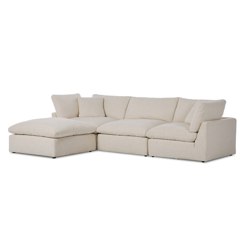Stevie 3-Piece Sectional - Crypton Nomad Snow