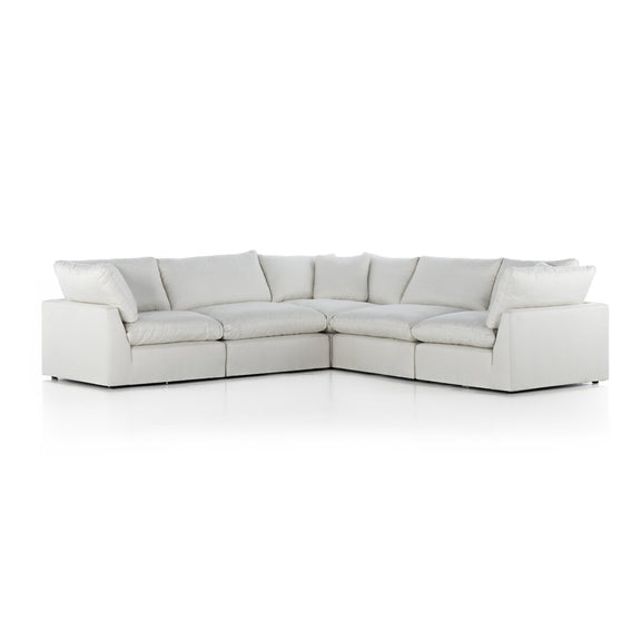 Stevie 5-Piece Sectional - Anders Ivory