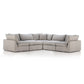 Stevie 5-Piece Sectional - Destin Flannel