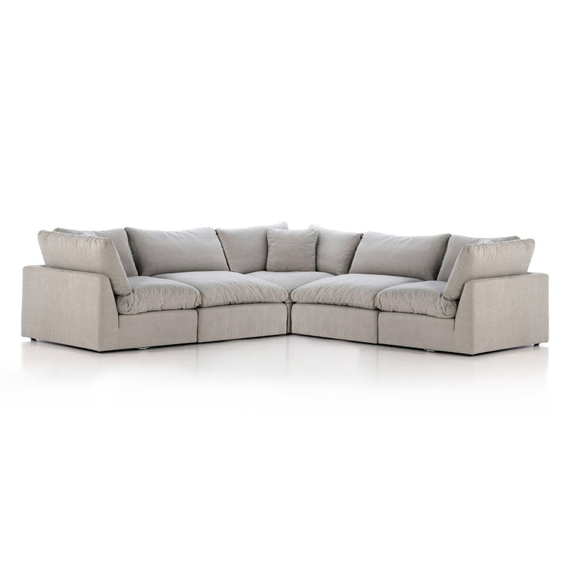 Stevie 5-Piece Sectional - Destin Flannel