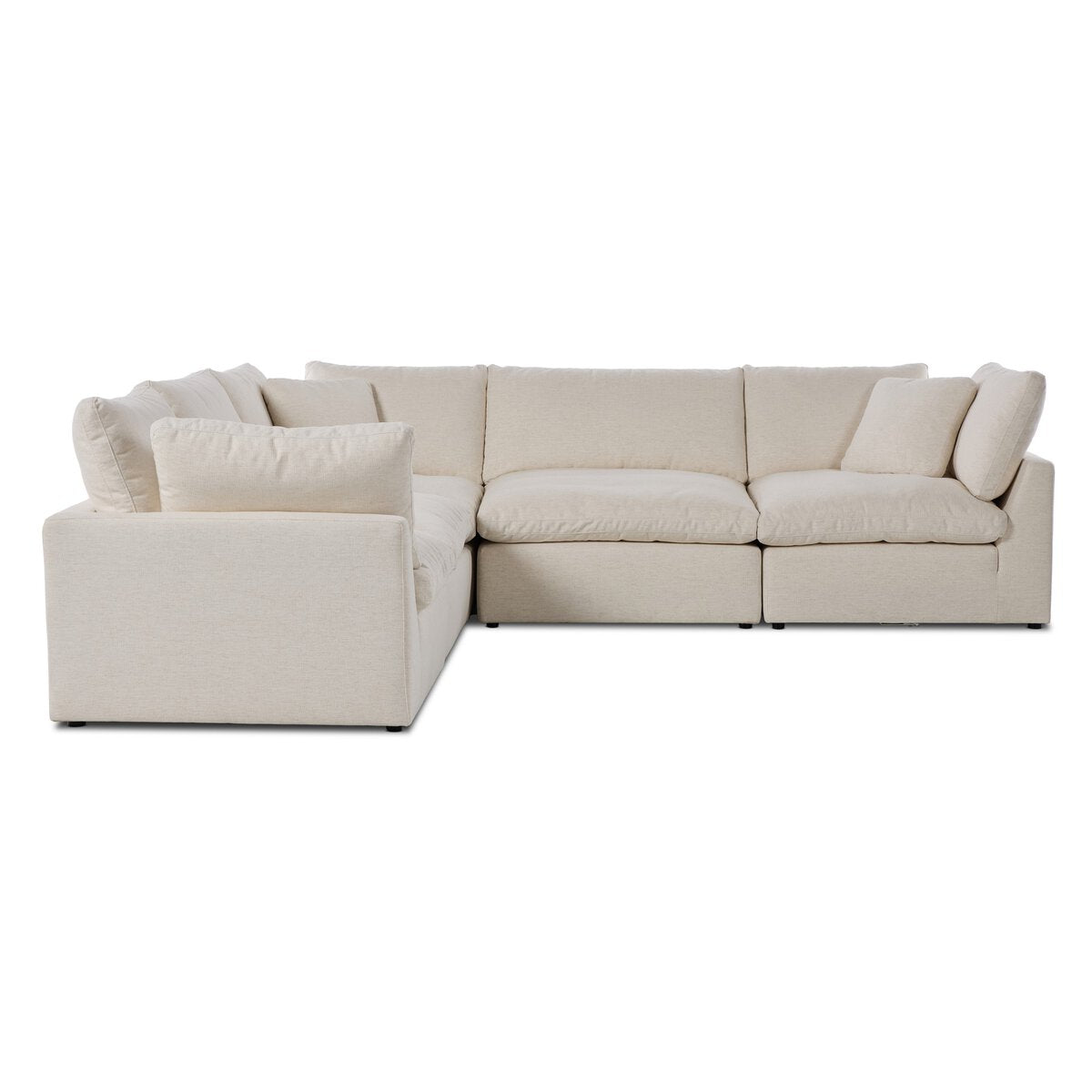 Stevie 5-Piece Sectional - Crypton Nomad Snow