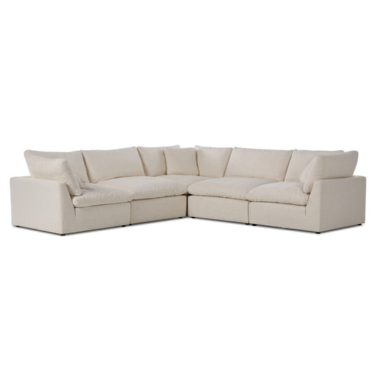 Stevie 5-Piece Sectional - Crypton Nomad Snow