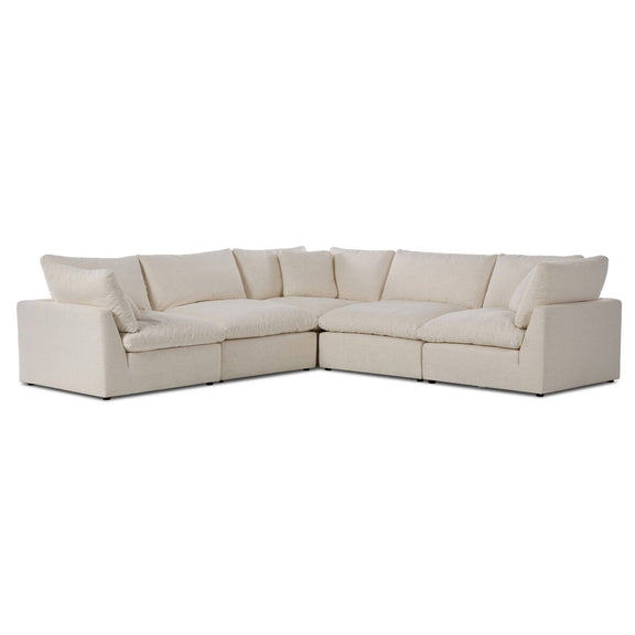 Stevie 5-Piece Sectional - Crypton Nomad Snow