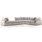 Stevie 5-Piece Sectional - Destin Flannel