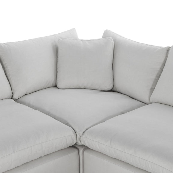Stevie 5-Piece Sectional - Anders Ivory