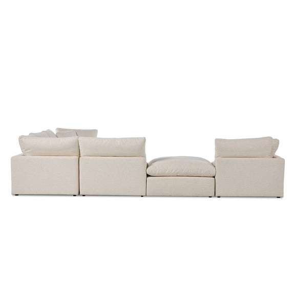 Stevie 5-Piece Sectional - Crypton Nomad Snow