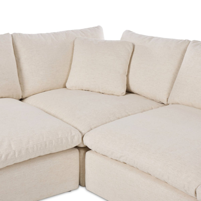 Stevie 5-Piece Sectional - Crypton Nomad Snow