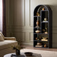 Risa Bookcase - Brushed Ebony Oak Veneer