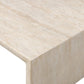 Brad Coffee Table - Faux Travertine