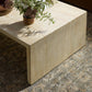Brad Coffee Table - Faux Travertine