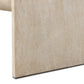 Brad Coffee Table - Faux Travertine