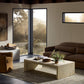 Brad Coffee Table - Faux Travertine