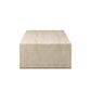 Brad Coffee Table - Faux Travertine