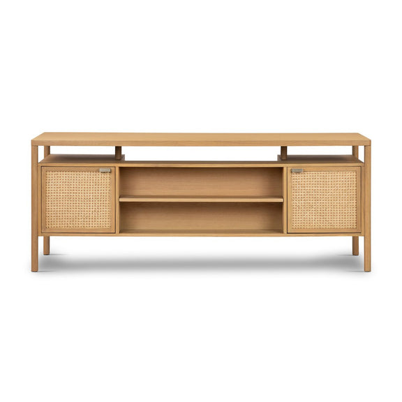 Westlake Executive Desk - Natural Circle Cane