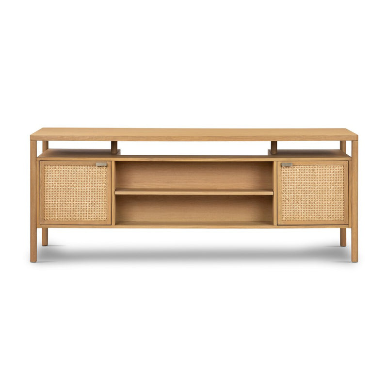 Westlake Executive Desk - Natural Circle Cane