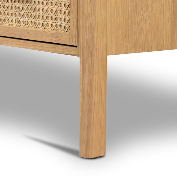 Westlake Executive Desk - Natural Circle Cane