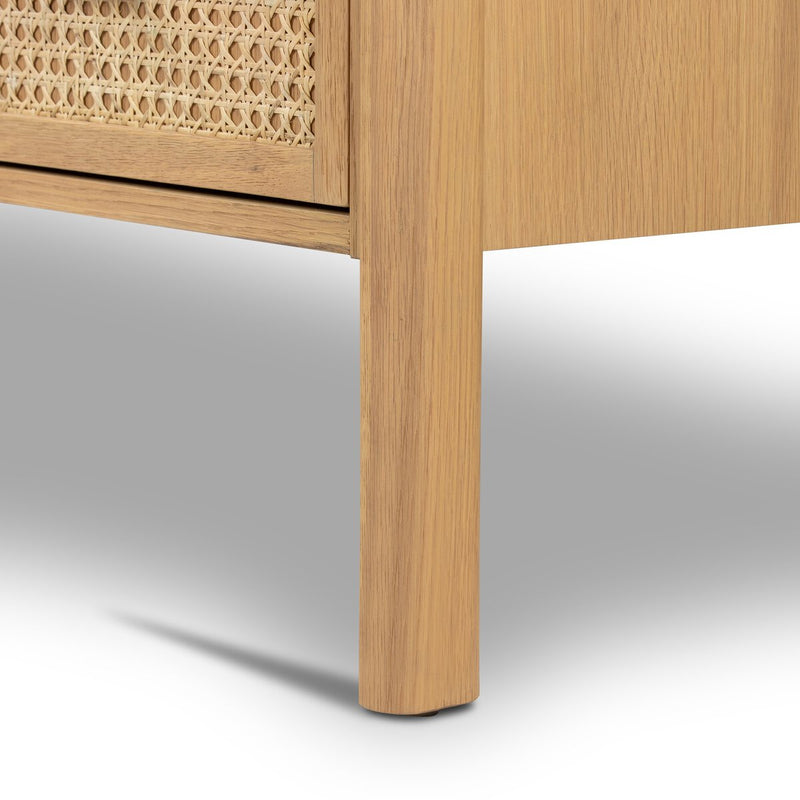 Westlake Executive Desk - Natural Circle Cane