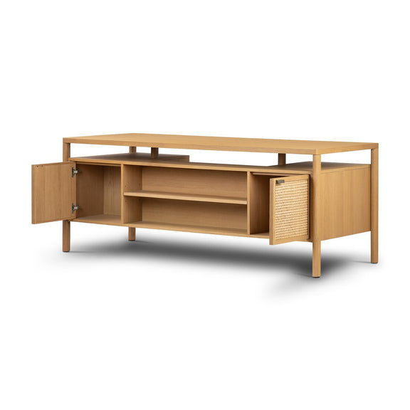 Westlake Executive Desk - Natural Circle Cane