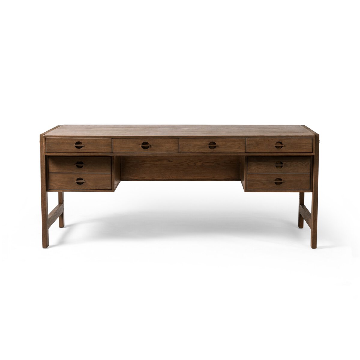 Oakley Desk - Dark Toasted Oak