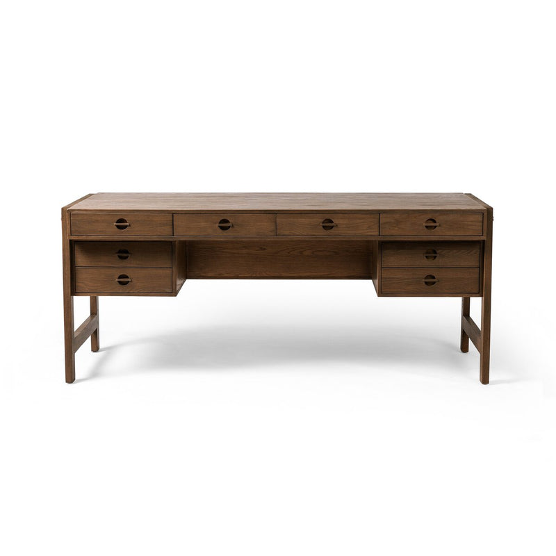 Oakley Desk - Dark Toasted Oak