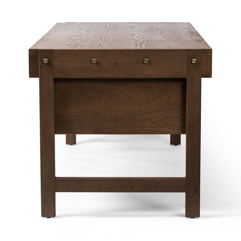 Oakley Desk - Dark Toasted Oak