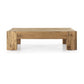 Abaso Coffee Table - Rustic Wormwood Oak